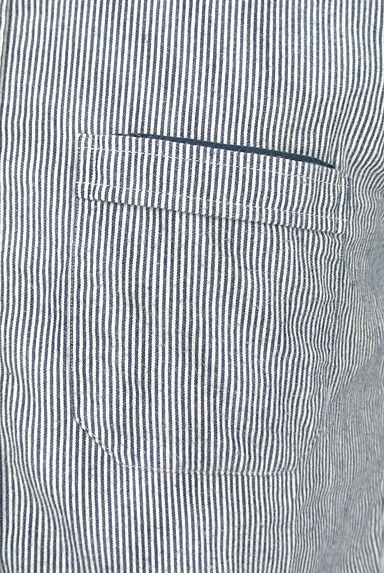 JOSEPH ABBOUD（ジョセフアブード）の古着「ストライプ柄コットンシャツ（カジュアルシャツ）」大画像４へ