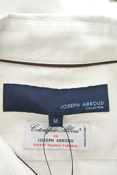 JOSEPH ABBOUD（ジョセフアブード）の古着「パイピングリネンシャツ（カジュアルシャツ）」大画像６へ
