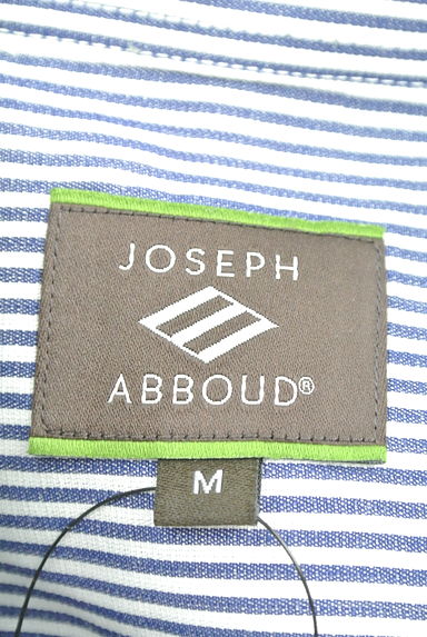 JOSEPH ABBOUD（ジョセフアブード）の古着「ストライプ柄コットンリネンシャツ（カジュアルシャツ）」大画像６へ