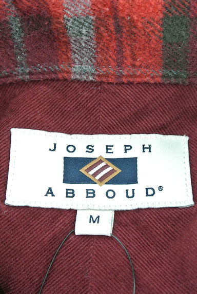 JOSEPH ABBOUD（ジョセフアブード）の古着「チェック柄起毛コットンシャツ（カジュアルシャツ）」大画像６へ