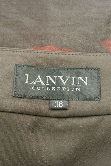 LANVIN（ランバン）の古着「膝下丈花柄オーガンジーフレアスカート（スカート）」大画像６へ
