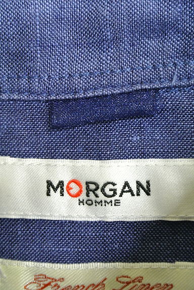 MORGAN HOMME（モルガン オム）の古着「リネンシャツ（カジュアルシャツ）」大画像６へ