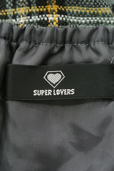 SUPER LOVERS（スーパーラバーズ）の古着「ギャザーフリルチェックワンピース（ワンピース・チュニック）」大画像６へ
