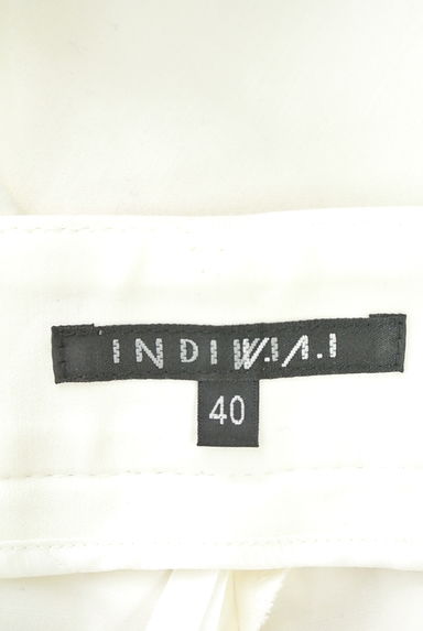 INDIVI V.A.I（インディヴィヴァイ）の古着「センタープレステーパードパンツ（パンツ）」大画像６へ