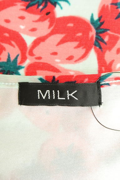 MILK（ミルク）の古着「ジューシーイチゴ柄ワンピース（カットソー・プルオーバー）」大画像６へ