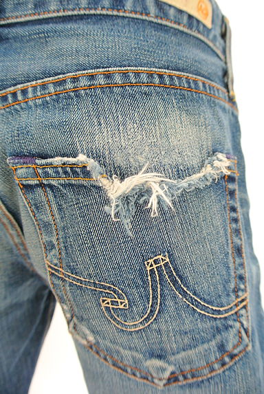 AG jeans（エージー）の古着「ダメージストレートデニム（デニムパンツ）」大画像４へ