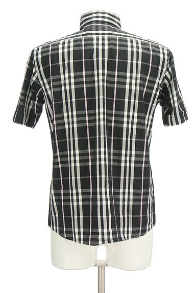 BURBERRY BLACK LABEL（バーバリーブラックレーベル）の古着「左胸ポケットチェック柄シャツ（カジュアルシャツ）」大画像２へ