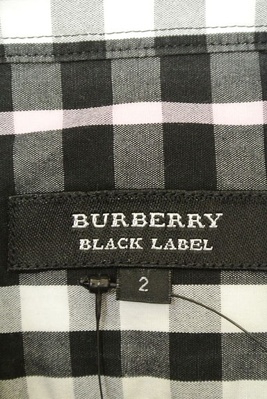 BURBERRY BLACK LABEL（バーバリーブラックレーベル）の古着「左胸ポケットチェック柄シャツ（カジュアルシャツ）」大画像６へ