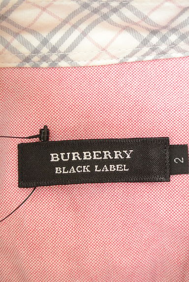 BURBERRY BLACK LABEL（バーバリーブラックレーベル）の古着「ワンポイント刺繍ベーシックシャツ（カジュアルシャツ）」大画像６へ