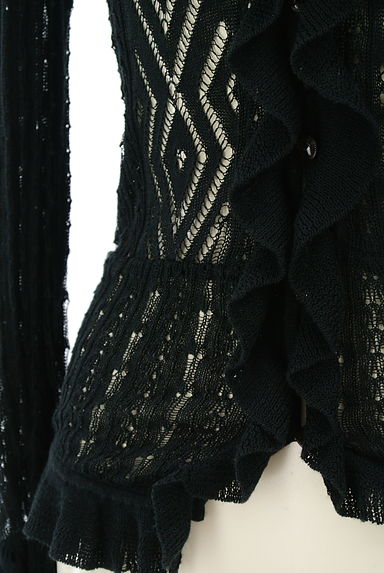 ANNA SUI（アナスイ）の古着「透かし編みフリルカーディガン（カーディガン・ボレロ）」大画像４へ