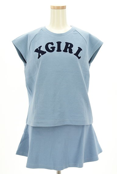 X-girl（エックスガール）の古着「（セットアップ（ジャケット＋スカート））」大画像１へ