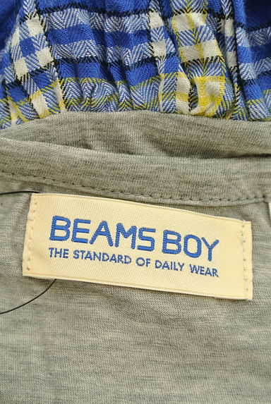 BEAMS BOY（ビームスボーイ）の古着「切り替えチェック柄ロングワンピース（ワンピース・チュニック）」大画像６へ