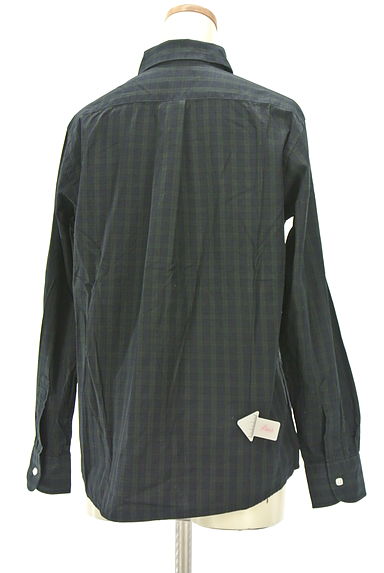 united bamboo（ユナイテッドバンブー）の古着「ワンポイント刺繍チェック柄長袖シャツ（カジュアルシャツ）」大画像４へ