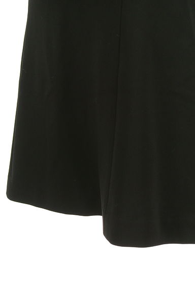 MARY QUANT（マリークワント）の古着「シンプル黒無地ミニフレアスカート（ミニスカート）」大画像４へ