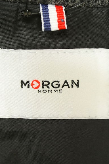 MORGAN HOMME（モルガン オム）の古着「ミドル丈ニットチェスターコート（コート）」大画像６へ