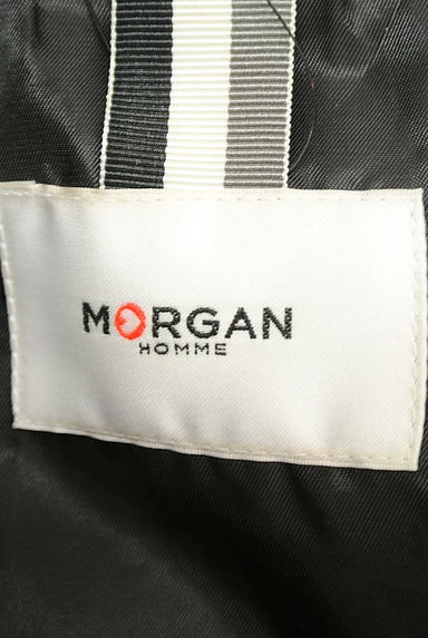 MORGAN HOMME（モルガン オム）の古着「重ね着風ハイネックダウンジャケット（ダウンジャケット・ダウンコート）」大画像６へ