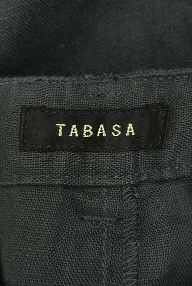 TABASA（タバサ）の古着「無地リネンワイドパンツ（パンツ）」大画像６へ