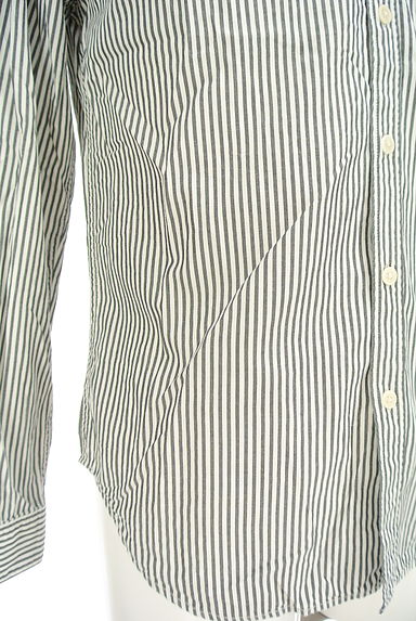 MHL.（エムエイチエル）の古着「ストライプ柄コットンシャツ（カジュアルシャツ）」大画像５へ
