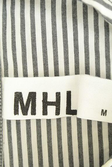 MHL.（エムエイチエル）の古着「ストライプ柄コットンシャツ（カジュアルシャツ）」大画像６へ