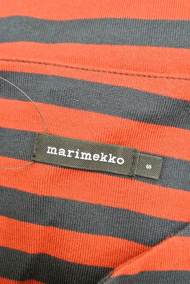 marimekko（マリメッコ）の古着「オフスタンドカラーボーダーワンピース（ワンピース・チュニック）」大画像６へ