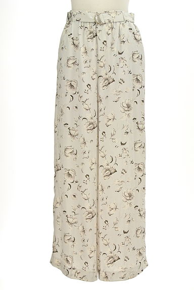 COCO DEAL（ココディール）の古着「ベルト付き花柄ワイドパンツ（パンツ）」大画像１へ