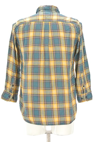 OMNIGOD（オムニゴッド）の古着「チェック柄コットンリネンシャツ（カジュアルシャツ）」大画像２へ