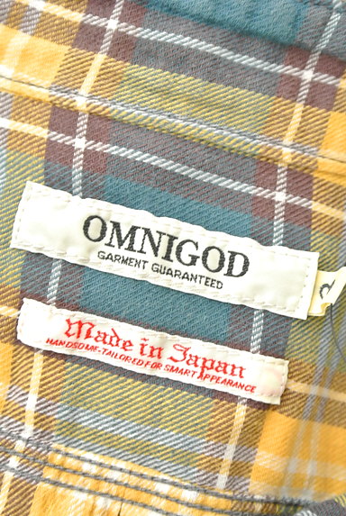OMNIGOD（オムニゴッド）の古着「チェック柄コットンリネンシャツ（カジュアルシャツ）」大画像６へ