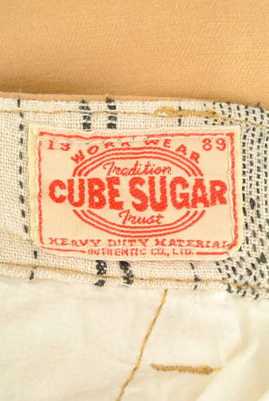 CUBE SUGAR（キューブシュガー）の古着「セミワイドストレートワークパンツ（パンツ）」大画像６へ