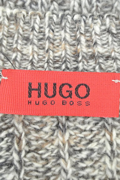 HUGO BOSS（ヒューゴボス）の古着「ミックスウールワイドリブニット（ニット）」大画像６へ