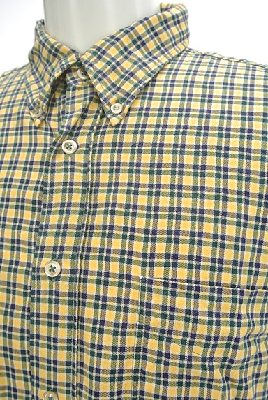 HUGO BOSS（ヒューゴボス）の古着「チェック柄ボタンダウンシャツ（カジュアルシャツ）」大画像４へ