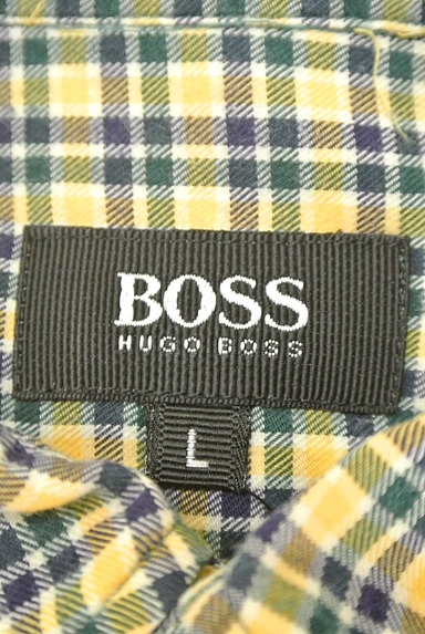 HUGO BOSS（ヒューゴボス）の古着「チェック柄ボタンダウンシャツ（カジュアルシャツ）」大画像６へ