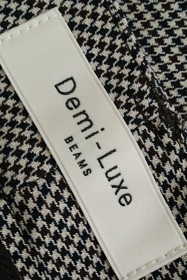 Demi-Luxe BEAMS（デミルクスビームス）の古着「千鳥格子柄テーパードパンツ（パンツ）」大画像６へ