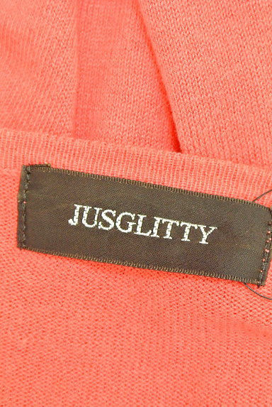 JUSGLITTY（ジャスグリッティー）の古着「深Vネックニットカーディガン（カーディガン・ボレロ）」大画像６へ
