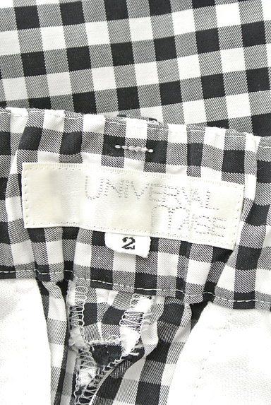 UNIVERVAL MUSE（ユニバーバルミューズ）の古着「ギンガムクロップドテーパードパンツ（パンツ）」大画像６へ