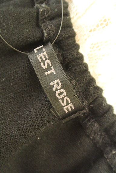 L'EST ROSE（レストローズ）の古着「パフスリトップス×レーススカート切替ワンピ（カットソー・プルオーバー）」大画像６へ