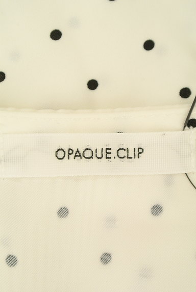 OPAQUE.CLIP（オペークドットクリップ）の古着「（ブラウス）」大画像６へ