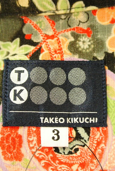 tk.TAKEO KIKUCHI（ティーケータケオキクチ）の古着「和柄コットンシャツ（カジュアルシャツ）」大画像６へ