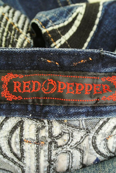 RED PEPPER（レッドペッパー）の古着「バッククロススタッズデニムパンツ（デニムパンツ）」大画像６へ