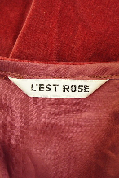 L'EST ROSE（レストローズ）の古着「切替アシンメトリーベロアスカート（スカート）」大画像６へ