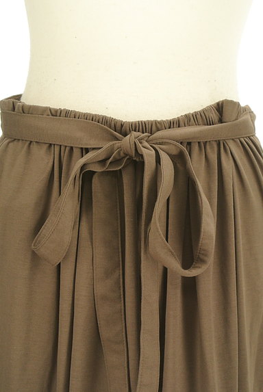 GALERIE VIE（ギャルリーヴィー）の古着「ウエストリボンリラックススカート（スカート）」大画像４へ