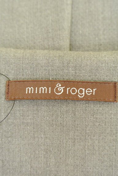 mimi&roger（ミミ＆ロジャー）の古着「ミモレ丈キーネックワンピース（ワンピース・チュニック）」大画像６へ