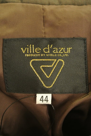 Ville dazur（ビルダジュール）の古着「刺繍入光沢ロングダウンコート（ダウンジャケット・ダウンコート）」大画像６へ