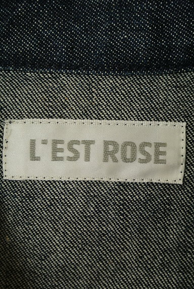 L'EST ROSE（レストローズ）の古着「花刺繍デニムジャケット（ジャケット）」大画像６へ