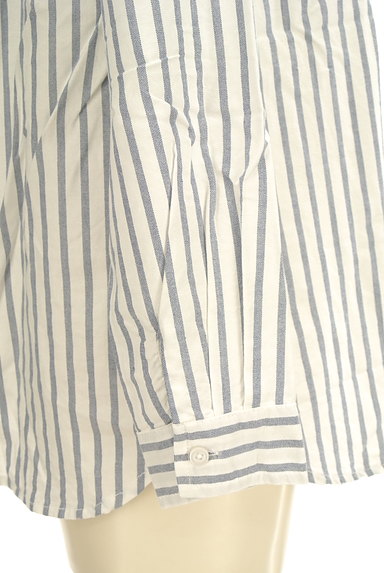 SM2（サマンサモスモス）の古着「ストライプ柄コットンシャツ（カジュアルシャツ）」大画像５へ