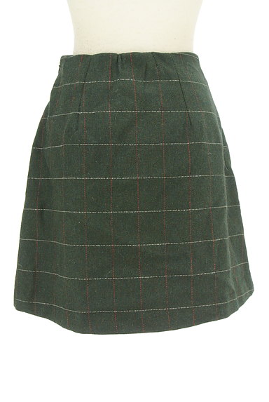MERCURYDUO（マーキュリーデュオ）の古着「フラワー刺繍台形スカート（ミニスカート）」大画像２へ