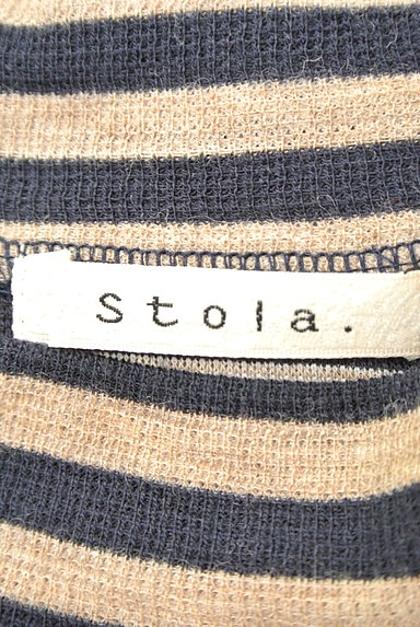 Stola.（ストラ）の古着「ハイネックボーダーニット（ニット）」大画像６へ