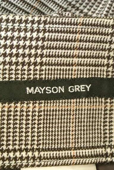 MAYSON GREY（メイソングレイ）の古着「ラメチェック美脚パンツ（パンツ）」大画像６へ