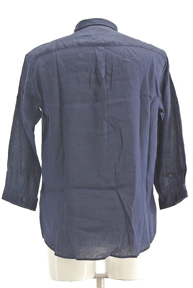 TAKEO KIKUCHI（タケオキクチ）の古着「七分袖リネンシャツ（カジュアルシャツ）」大画像２へ