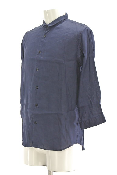 TAKEO KIKUCHI（タケオキクチ）の古着「七分袖リネンシャツ（カジュアルシャツ）」大画像３へ