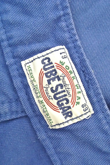 CUBE SUGAR（キューブシュガー）の古着「デニム風キュロットパンツ（ショートパンツ・ハーフパンツ）」大画像６へ